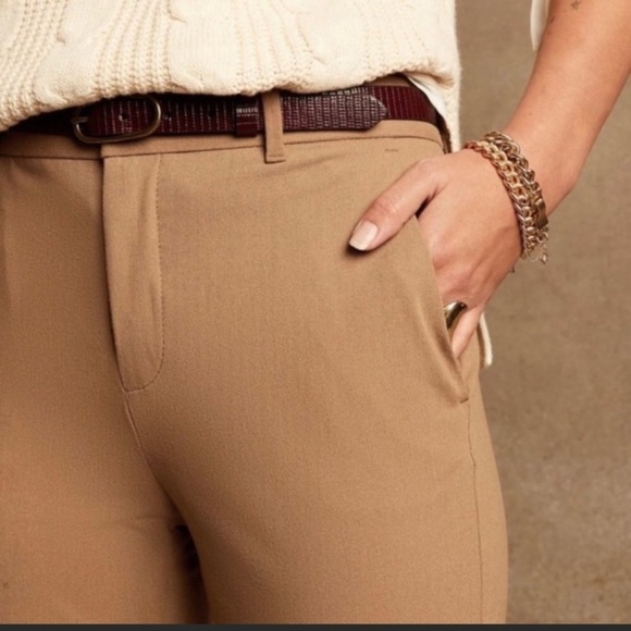 NWT! Banana Republic Navy Blue High-Rise Bootcut Pants - Size 12 📓 - Picture 3 of 4